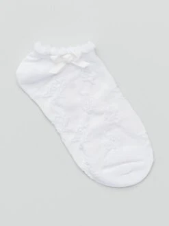 3 Paires De Chaussettes En Maille -Kiabi 3 paires de chaussettes en maille bleublancrose act01 3 frb3 1