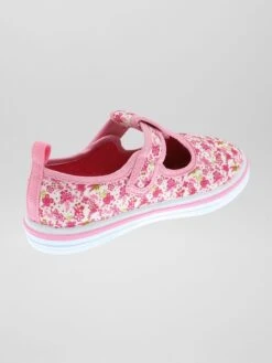 Ballerines En Toile à Scratch -Kiabi ballerines en toile a scratch rose zr830 2 frb3 1