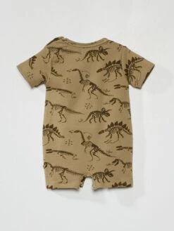 Barboteuse Imprimé 'dinosaures' -Kiabi barboteuse imprime dinosaures kaki acq99 1 frb3 1