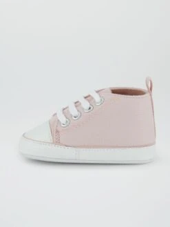 Baskets Montantes En Toile -Kiabi baskets montantes en toile rose to194 49 frb4