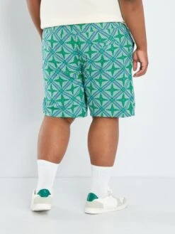 Bermuda à Motif 9 Bermuda à Motif -Kiabi bermuda a motif vert acf46 1 frb3