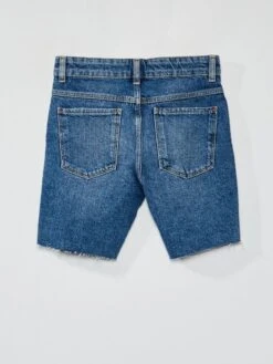 Bermuda En Jean à Taille Ajustable