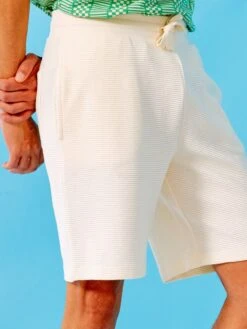 Bermuda En Maille Ottoman -Kiabi bermuda en maille ottoman blanc zt664 2 frb5