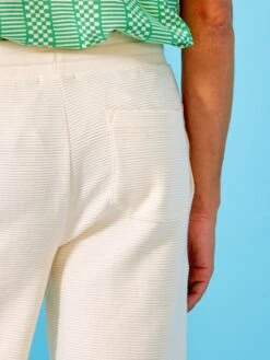 Bermuda En Maille Ottoman -Kiabi bermuda en maille ottoman blanc zt664 2 frb7 1