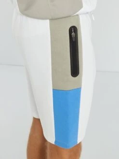 Bermuda En Molleton Color-block 10 Bermuda En Molleton Color-block -Kiabi bermuda en molleton color block blancbleu zr013 2 frb4