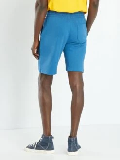 Bermuda En Molleton Uni -Kiabi bermuda en molleton uni bleu fonce zn300 11 frb4 1