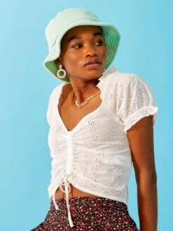 Blouse Avec Broderies Anglaises -Kiabi blouse avec broderies anglaises blanc aad44 1 frb4 1