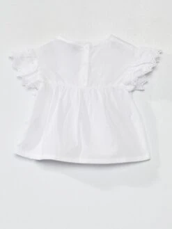 Blouse En Coton Avec Broderie