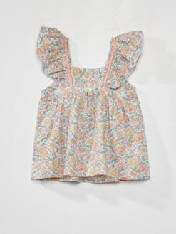 Blouse Fluide Avec Imprimé