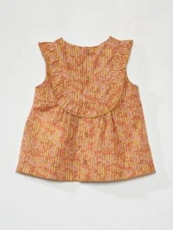 Blouse Sans Manches Avec Imprimé