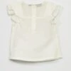 Blouse Unie à Col Rond -Kiabi blouse unie a col rond blanc zq551 1 frb2