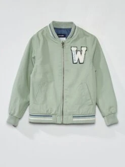 Blouson Style Campus -Kiabi blouson style campus vert zo492 1 frb4