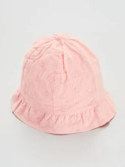 Bob Avec Broderies Anglaises -Kiabi bob avec broderies anglaises rose zo657 1 frb3