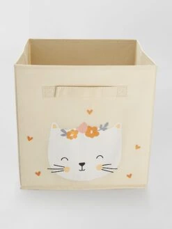 Boite De Rangement Imprimé -Kiabi boite de rangement imprime beige ys651 2 frb3