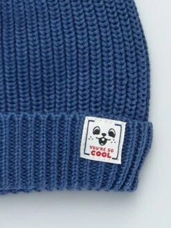 Bonnet En Maille Tricot -Kiabi bonnet en maille tricot bleu zk736 1 frb3