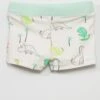 Boxer De Bain 'Dinosaures' -Kiabi boxer de bain dinosaures blanc zq176 1 frb2