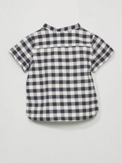 Chemise à Carreaux -Kiabi chemise a carreaux bleu zm311 1 frb3 1