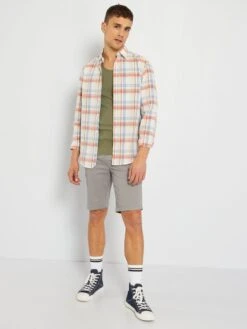 Chemise à Carreaux 9 Chemise à Carreaux -Kiabi chemise a carreaux orange aca57 2 frb4 1