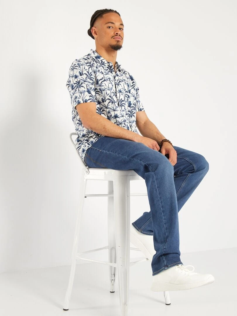 Chemise à Fleurs - Facile à Enfiler 4 Chemise à Fleurs - Facile à Enfiler – Image 2