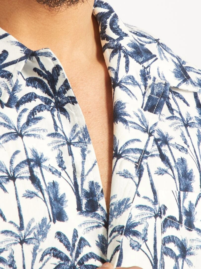 Chemise à Fleurs - Facile à Enfiler 8 Chemise à Fleurs - Facile à Enfiler – Image 6