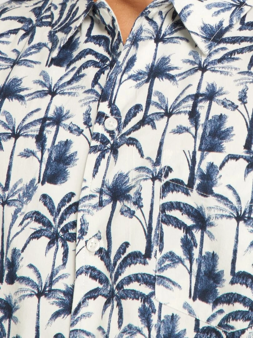 Chemise à Fleurs - Facile à Enfiler 9 Chemise à Fleurs - Facile à Enfiler – Image 7