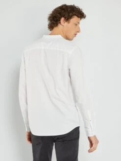 Chemise à Manches Longues 9 Chemise à Manches Longues -Kiabi chemise a manches longues blanc aca58 2 frb3