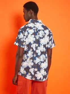 Chemise Avec Imprimé 'Produkt' -Kiabi chemise avec imprime produkt bleublanc acz56 1 frb3