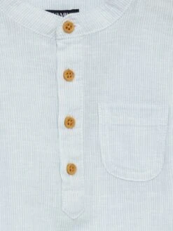 Chemise Col Mao En Lin -Kiabi chemise col mao en lin bleu clair zp055 1 frb7 1