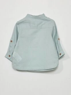 Chemise Col Tunisien 7 Chemise Col Tunisien -Kiabi chemise col tunisien vert eau xv352 3 frb3 1