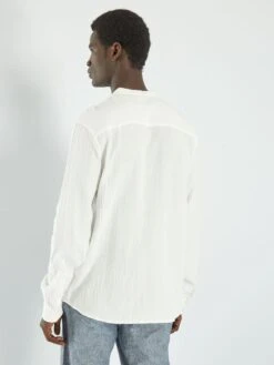 Chemise Droite En Gaze De Coton -Kiabi chemise droite en gaze de coton blanc aab86 1 frb3