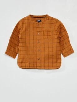 Chemise En Flanelle -Kiabi chemise en flanelle marron zk650 1 frb2