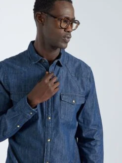 Chemise En Jean Regular -Kiabi chemise en jean regular bleu brut zk319 1 frb3