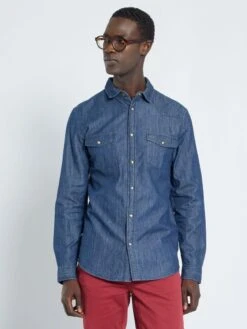Chemise En Jean Regular -Kiabi chemise en jean regular bleu brut zk319 1 frb4