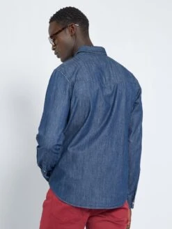 Chemise En Jean Regular -Kiabi chemise en jean regular bleu brut zk319 1 frb5 1