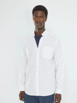 Chemise En Oxford à Rayures 9 Chemise En Oxford à Rayures -Kiabi chemise en oxford a rayures blanc zn070 4 frb3