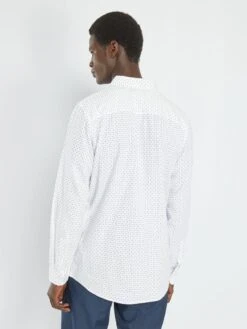 Chemise En Oxford à Rayures 10 Chemise En Oxford à Rayures -Kiabi chemise en oxford a rayures blanc zn070 4 frb4