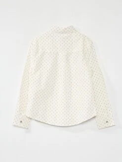 Chemise En Popeline à Motif
