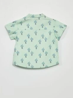 Chemise En Popeline Avec Imprimé -Kiabi chemise en popeline avec imprime vert zt043 1 frb6