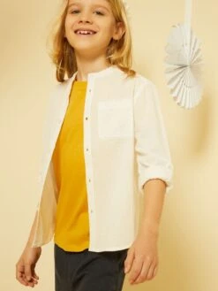 Chemise En Tissu Gaufré -Kiabi chemise en tissu gaufre blanc zr080 1 frb4