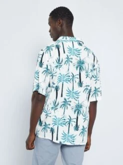 Chemise Fluide Et Légère à Motifs -Kiabi chemise fluide et legere a motifs blanc zm750 2 frb4