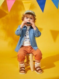 Chemise Manches Longues En Denim -Kiabi chemise manches longues en denim bleu denim zq231 1 frb3