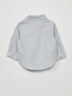 Chemise Rayé Coupe Regular -Kiabi chemise raye coupe regular blanc zm136 1 frb3 1