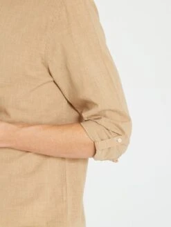 Chemise Regular à Manches Longues -Kiabi chemise regular a manches longues beige zn073 1 frb8 1