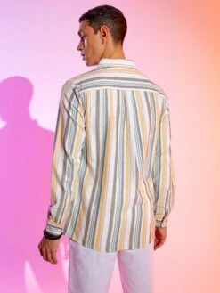 Chemise Regular à Rayures -Kiabi chemise regular a rayures blanc a rayures zq062 1 frb3