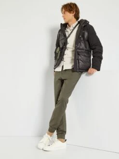 Chemise Regular Twill De Coton -Kiabi chemise regular twill de coton gris beige zq781 1 frb4 1