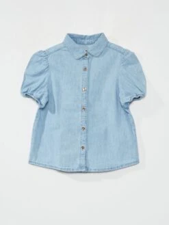 Chemisier En Denim -Kiabi chemisier en denim bleu zr068 1 frb3