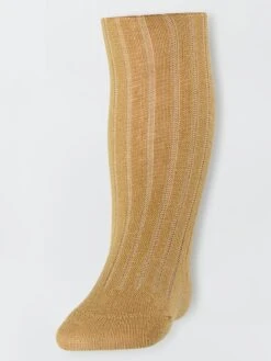 Collants En Maille Côtelée