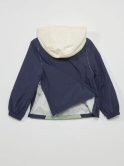 Coupe-vent Adaptatif Avec Capuche -Kiabi coupe vent adaptatif avec capuche bleu noir zp405 1 frb10