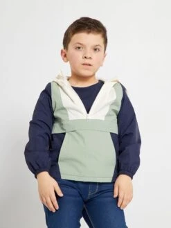 Coupe-vent Adaptatif Avec Capuche -Kiabi coupe vent adaptatif avec capuche bleu noir zp405 1 frb3