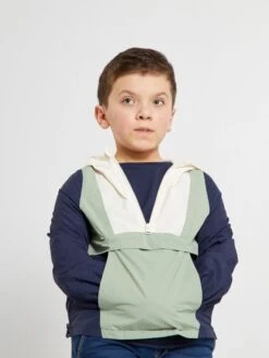 Coupe-vent Adaptatif Avec Capuche -Kiabi coupe vent adaptatif avec capuche bleu noir zp405 1 frb6